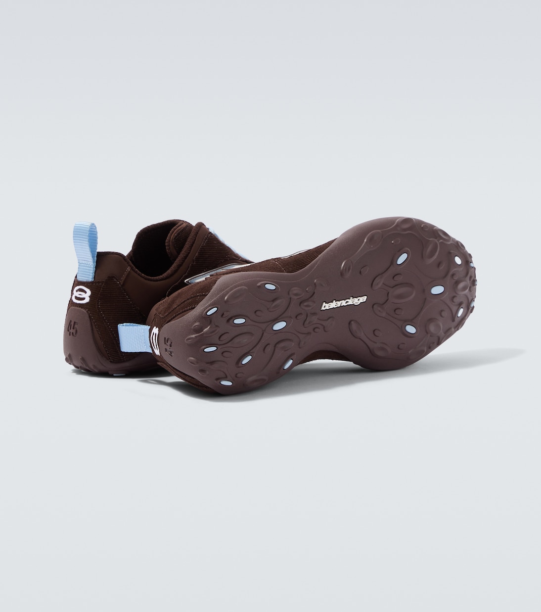 Monday Ultra corduroy-trimmed sneakers | Balenciaga