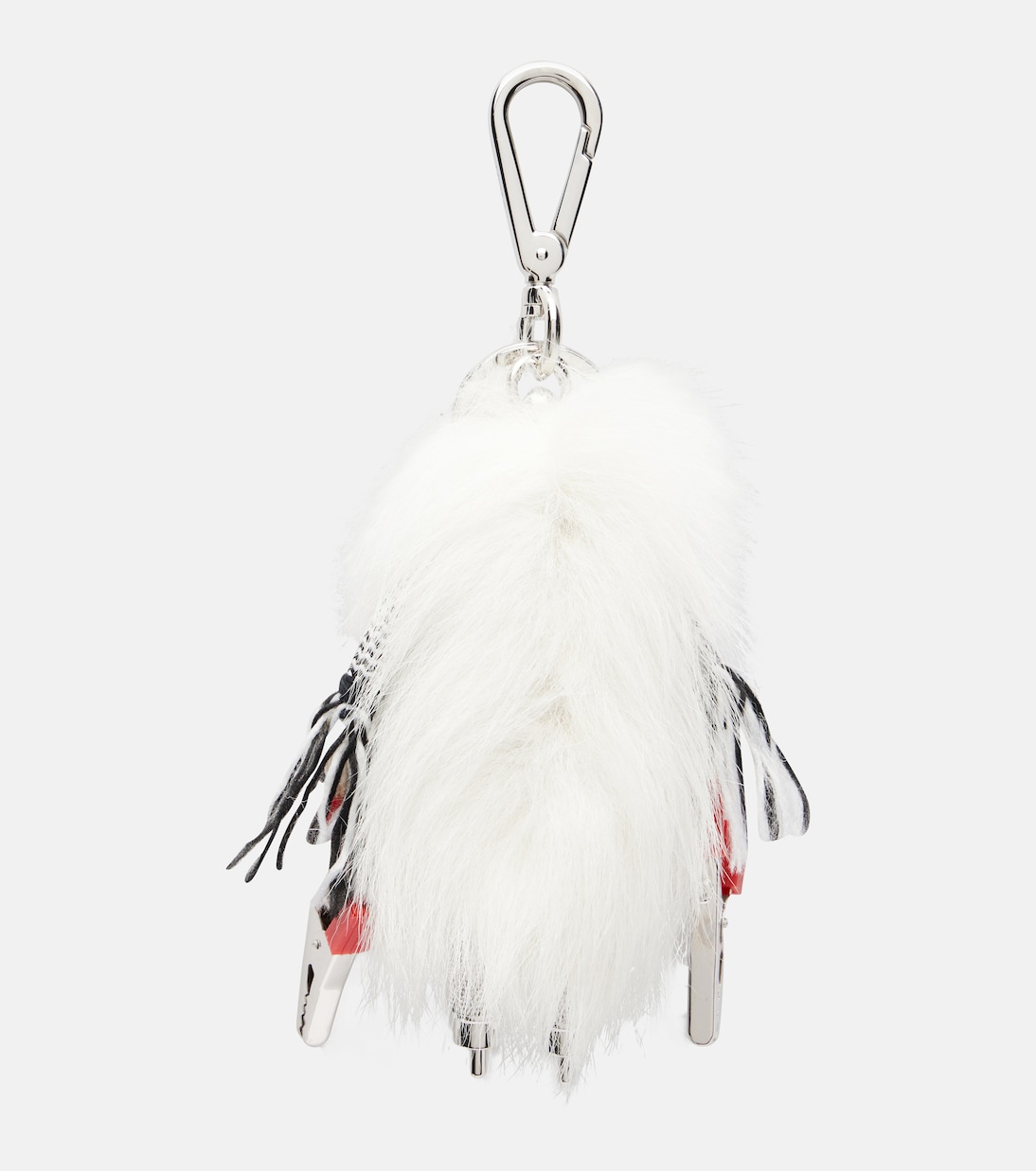 Rufus stainless steel keychain | Prada