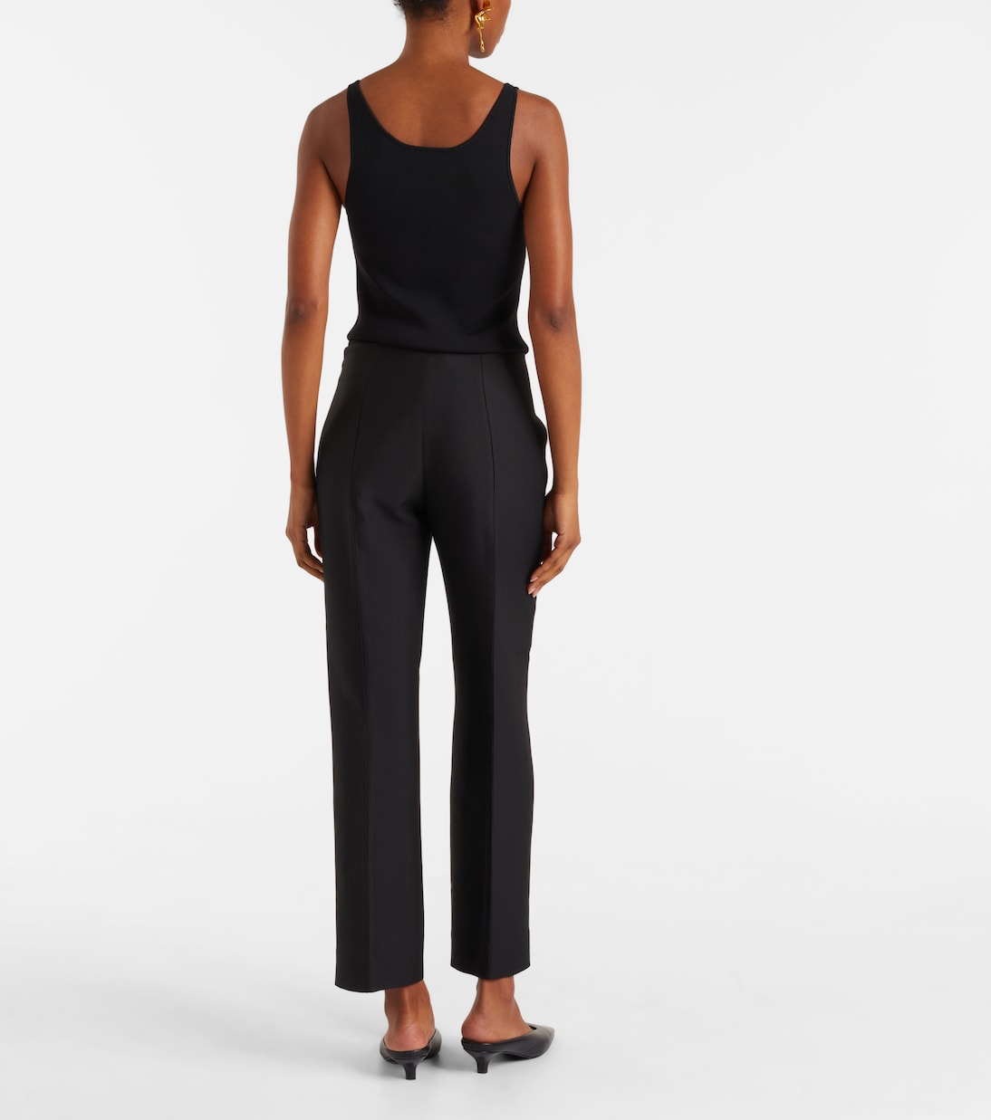 Wool and silk slim pants | Toteme