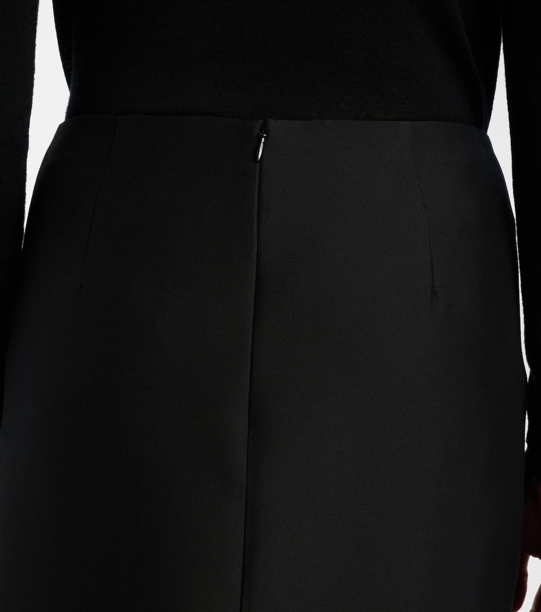 Petal wool and silk pencil skirt | Toteme