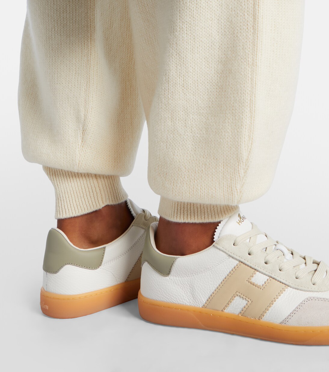 Sneakers Cool Allacciato H aus Veloursleder | Hogan