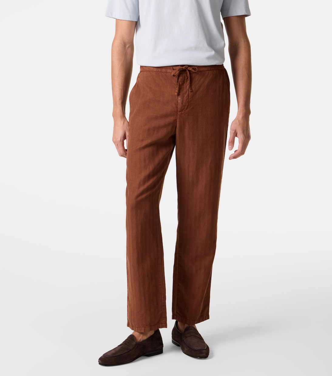 Mendes herringbone straight pants | Frescobol Carioca