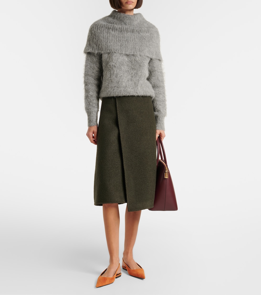 Suede slingback flats | Victoria Beckham