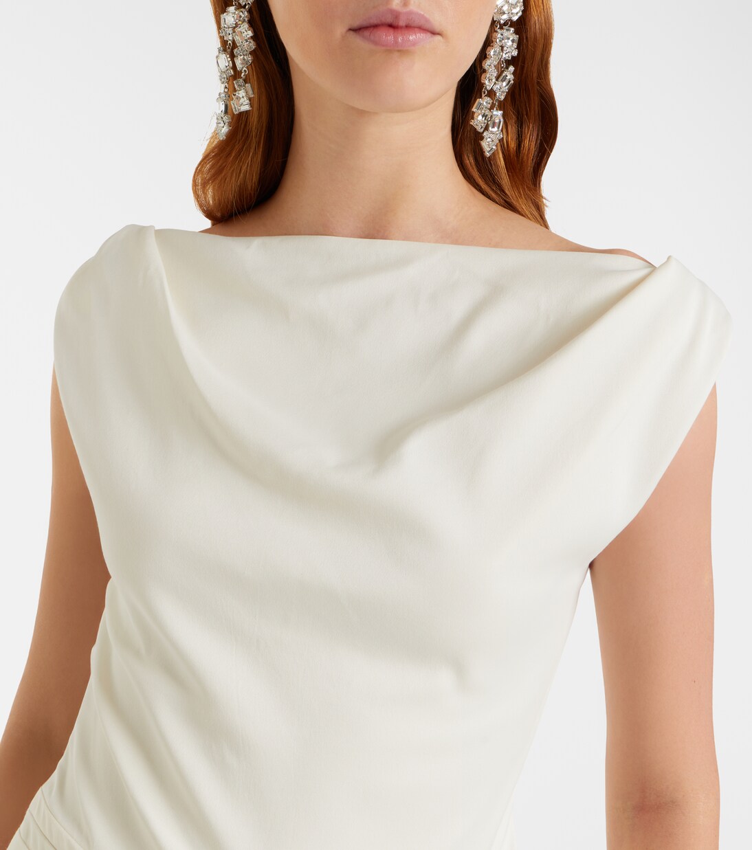 Daliah draped crêpe satin maxi dress | Proenza Schouler