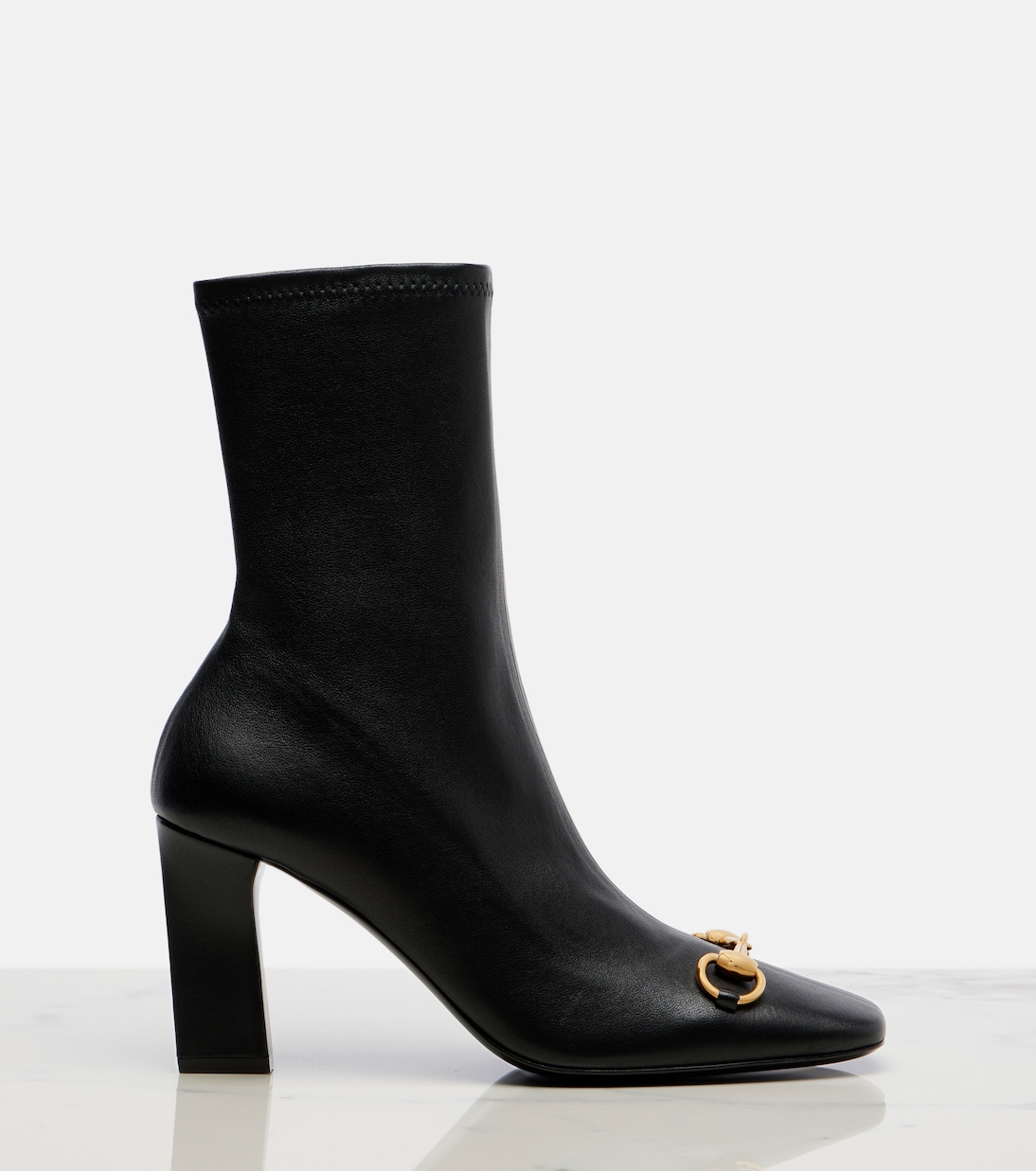 Signora Horsebit leather pumps | Gucci