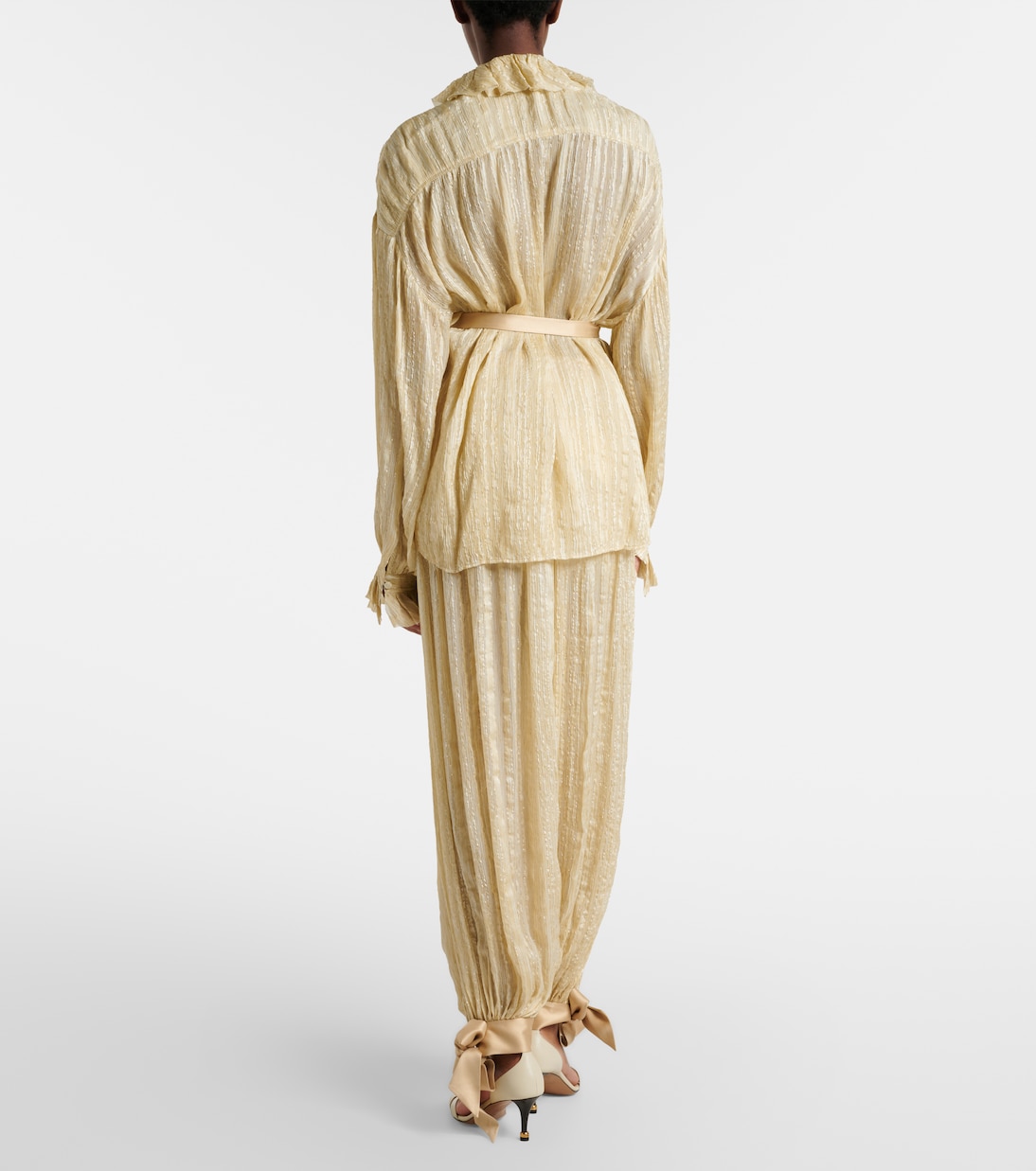 Striped balloon pants | Xu Zhi