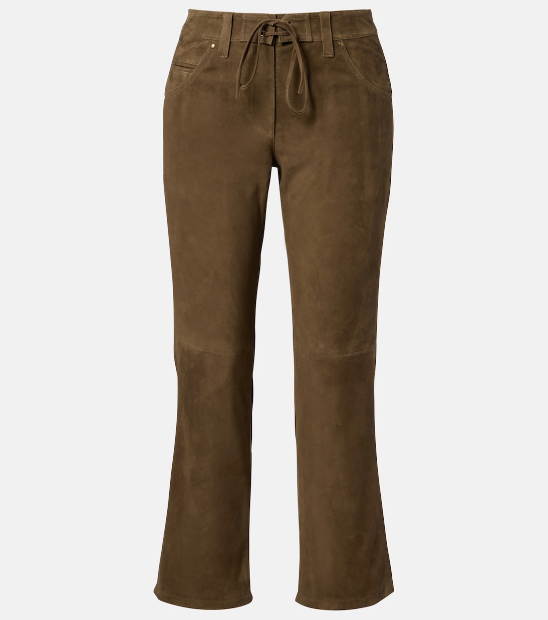 Suede straight-leg pants | Isabel Marant
