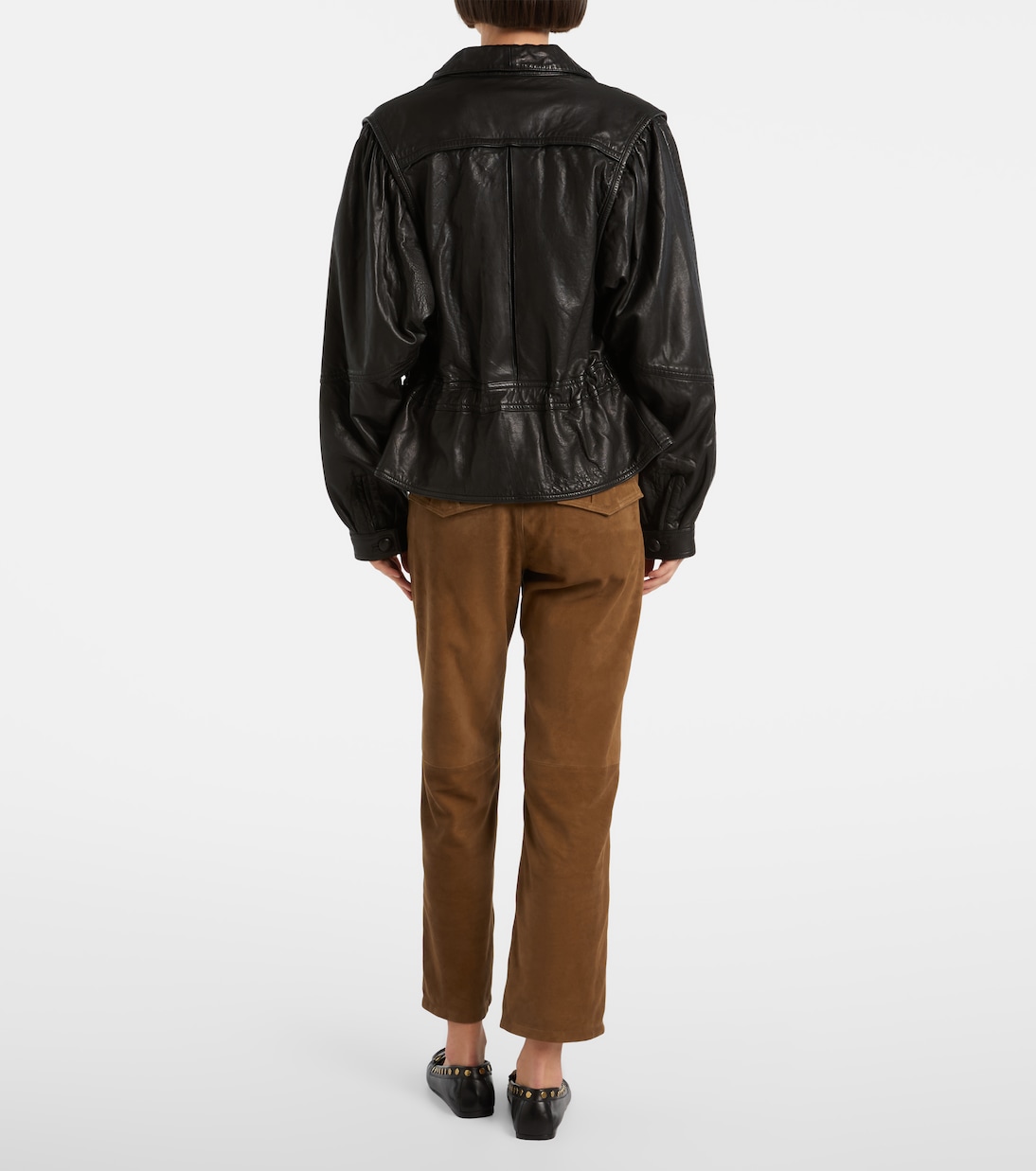 Suede straight-leg pants | Isabel Marant