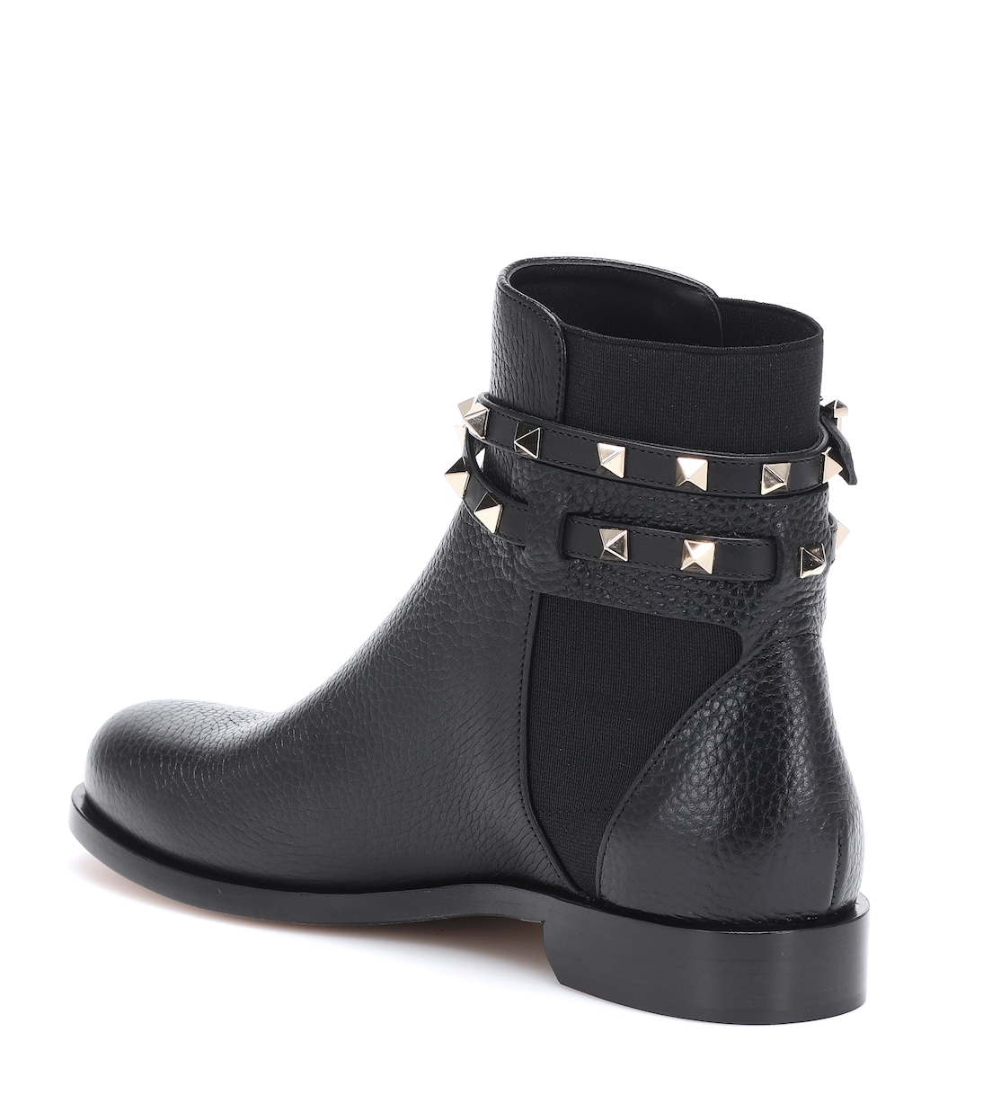 Ankle Boots Rockstud aus Leder | Valentino Garavani
