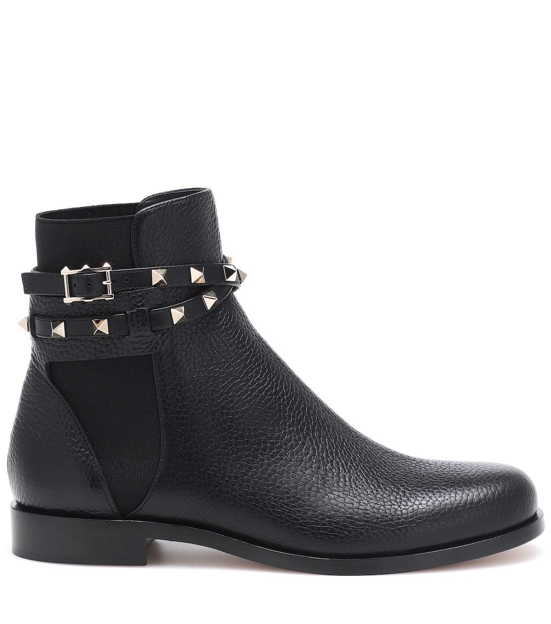 Ankle Boots Rockstud aus Leder | Valentino Garavani