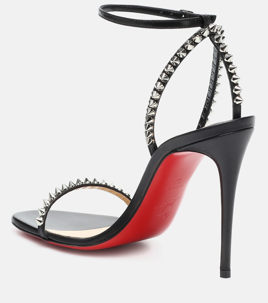 Sandali So Me 100 in pelle con borchie | Christian Louboutin