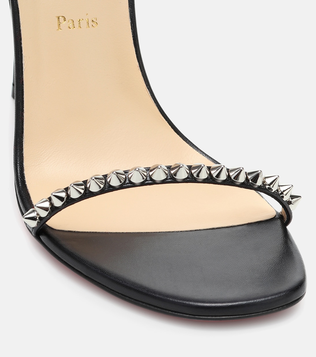 Sandali So Me 100 in pelle con borchie | Christian Louboutin