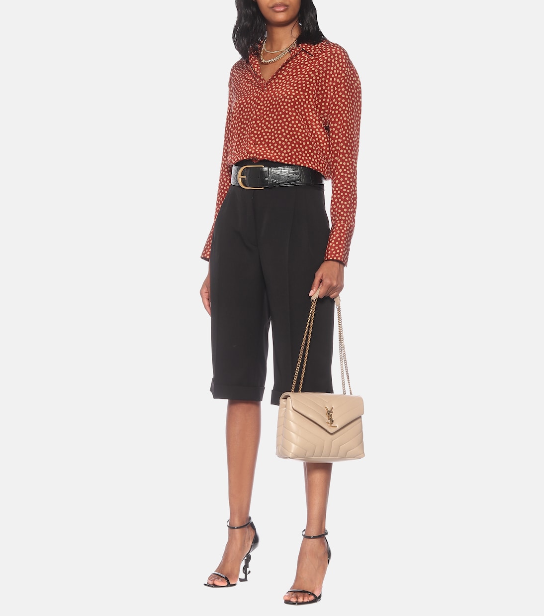 Sac Loulou Small en cuir | Saint Laurent