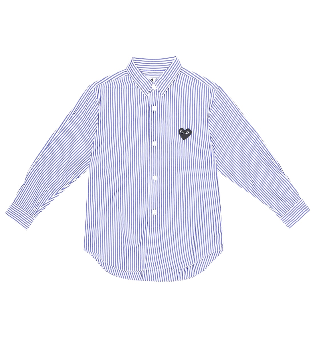 Camisa de popelín de algodón a rayas | Comme des Garçons Play Kids