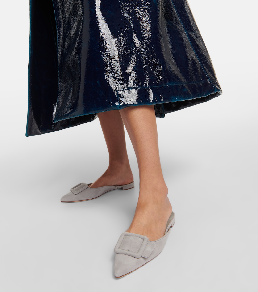 Mules Maysale aus Veloursleder | Manolo Blahnik