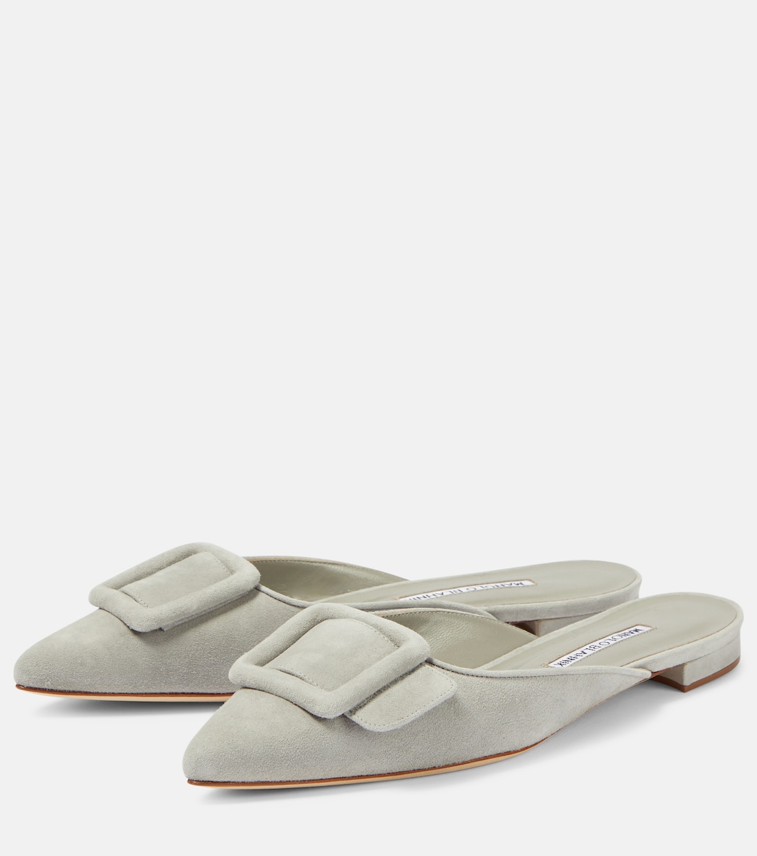 Mules Maysale aus Veloursleder | Manolo Blahnik