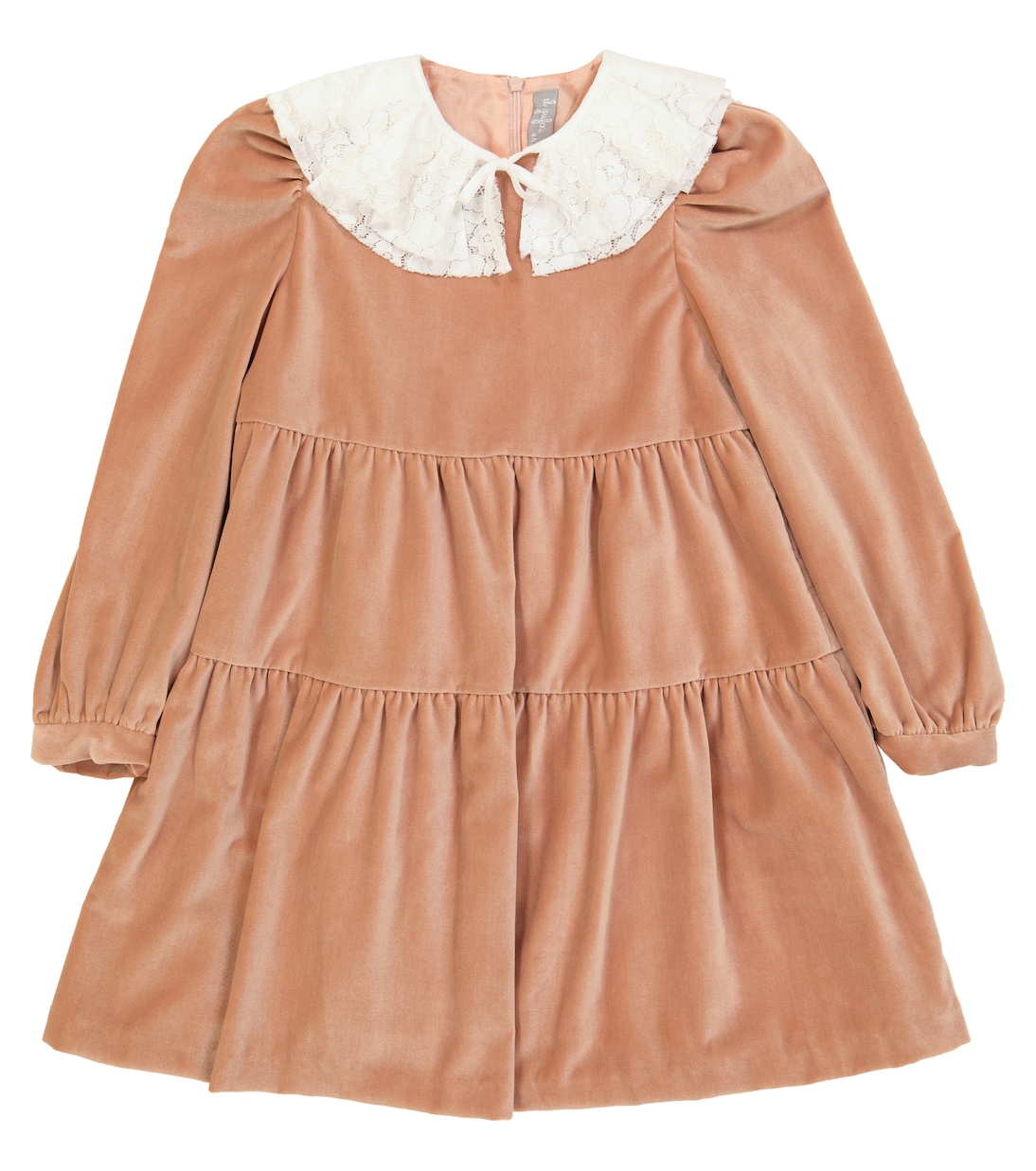 Abito in velour con pizzo | Il Gufo