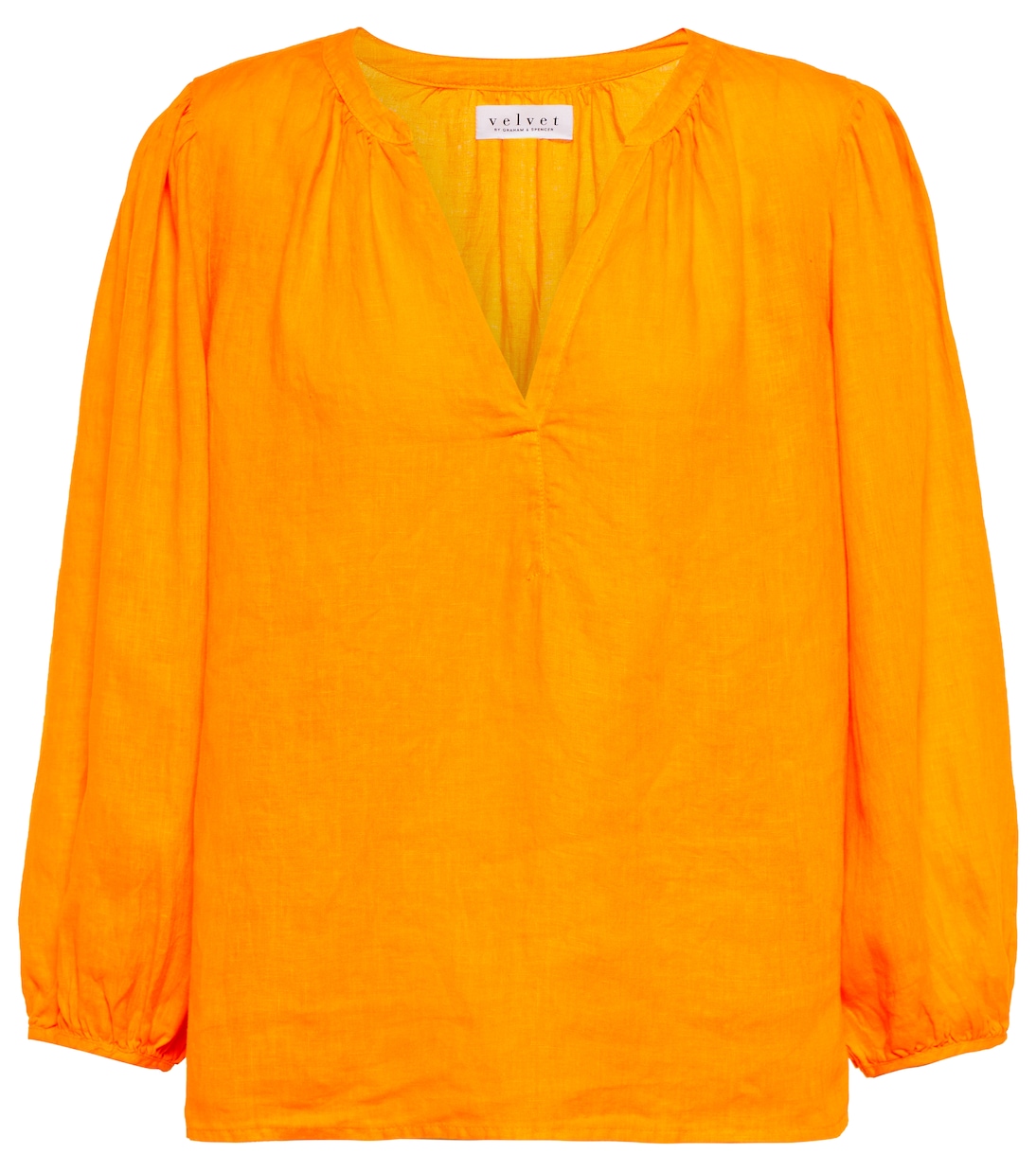 Ileana linen blouse | Velvet
