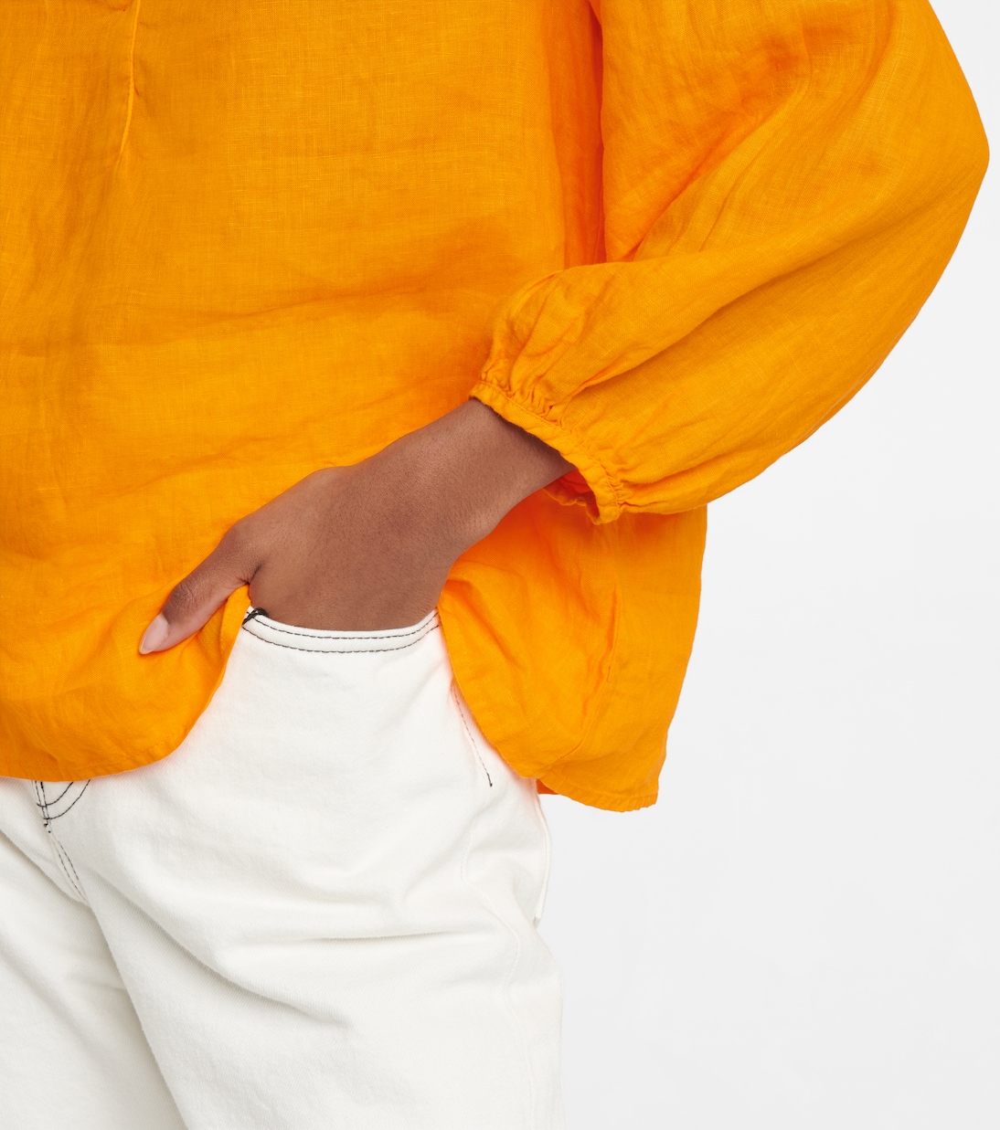 Ileana linen blouse | Velvet