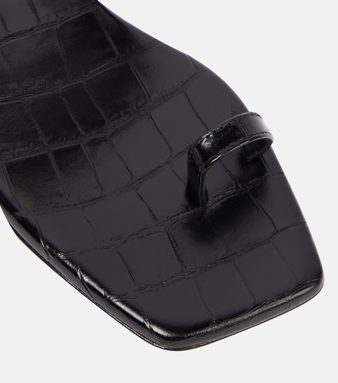 Sandales en cuir embossé | Toteme