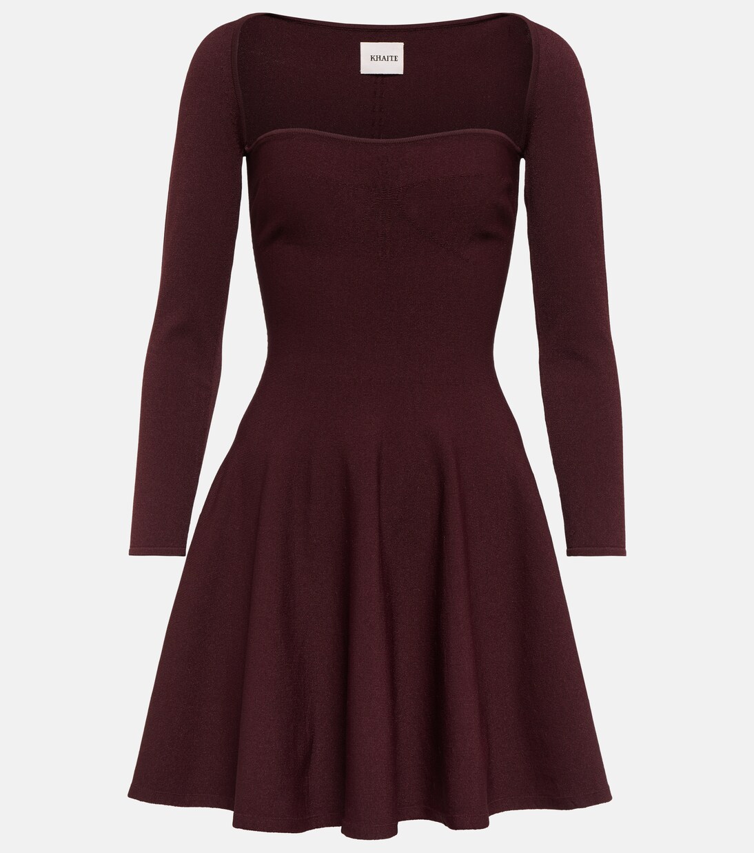 Dylan flared jersey minidress | Khaite