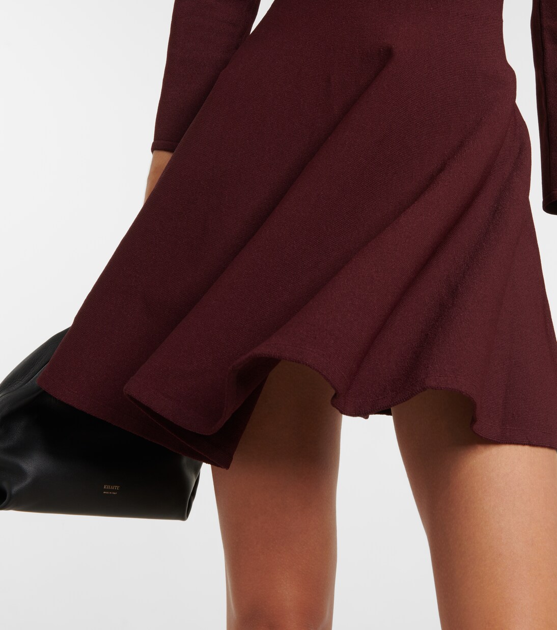 Dylan flared jersey minidress | Khaite