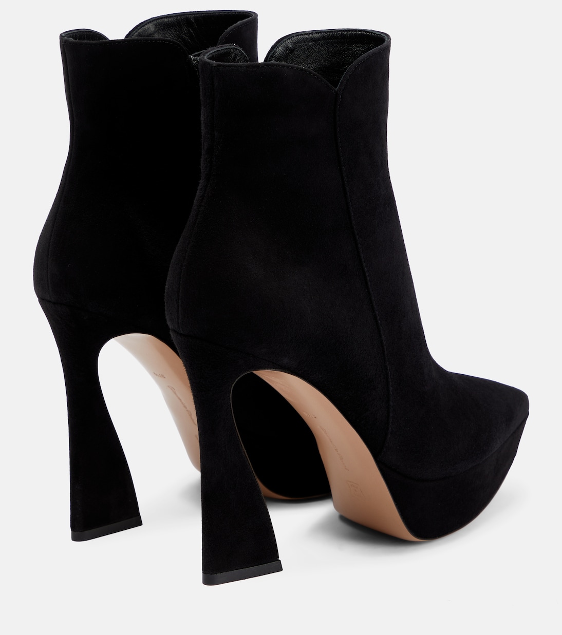 Ankle Boots Vertigo 105 aus Veloursleder | Gianvito Rossi