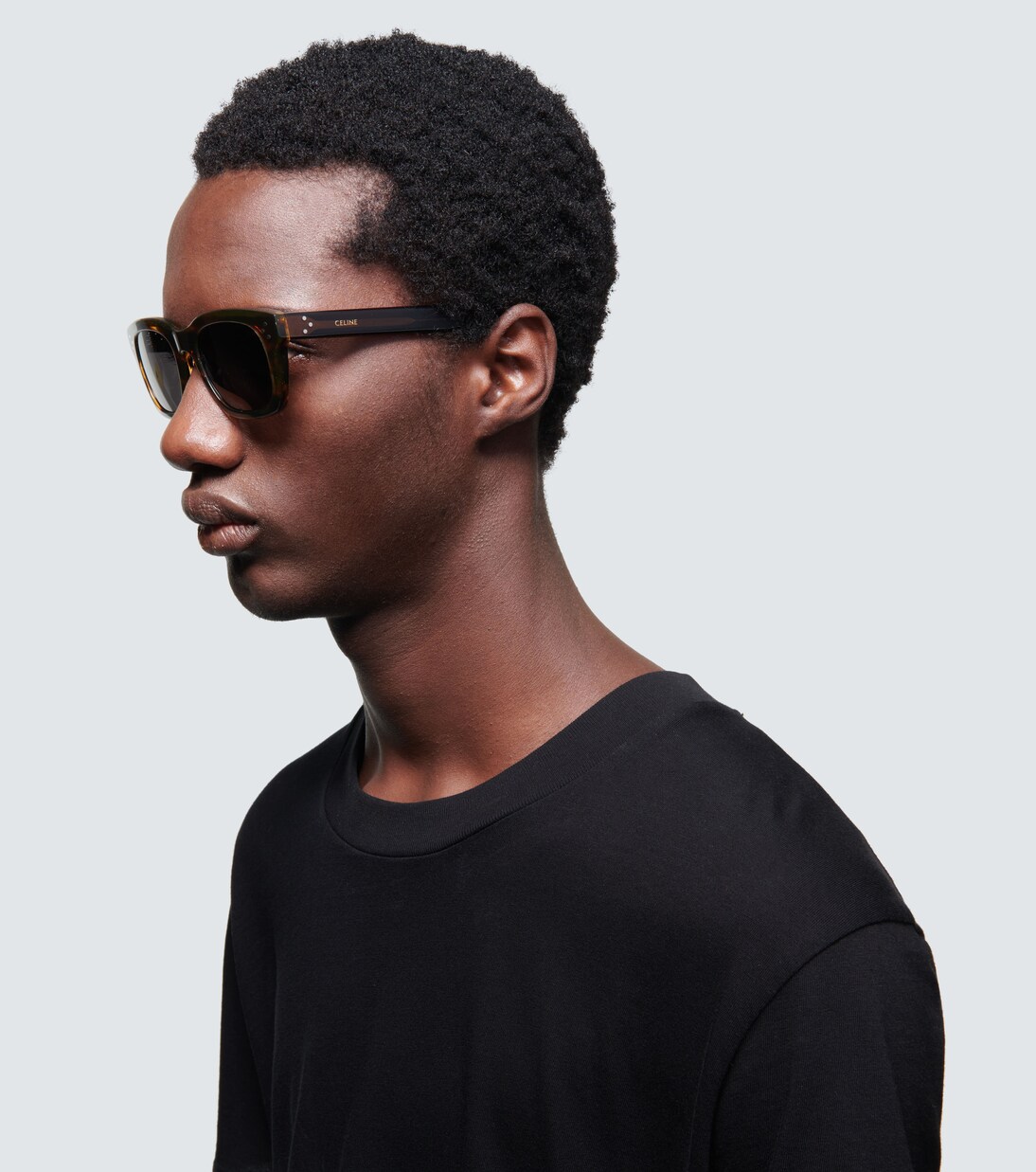 Tortoiseshell square sunglasses | Celine Eyewear