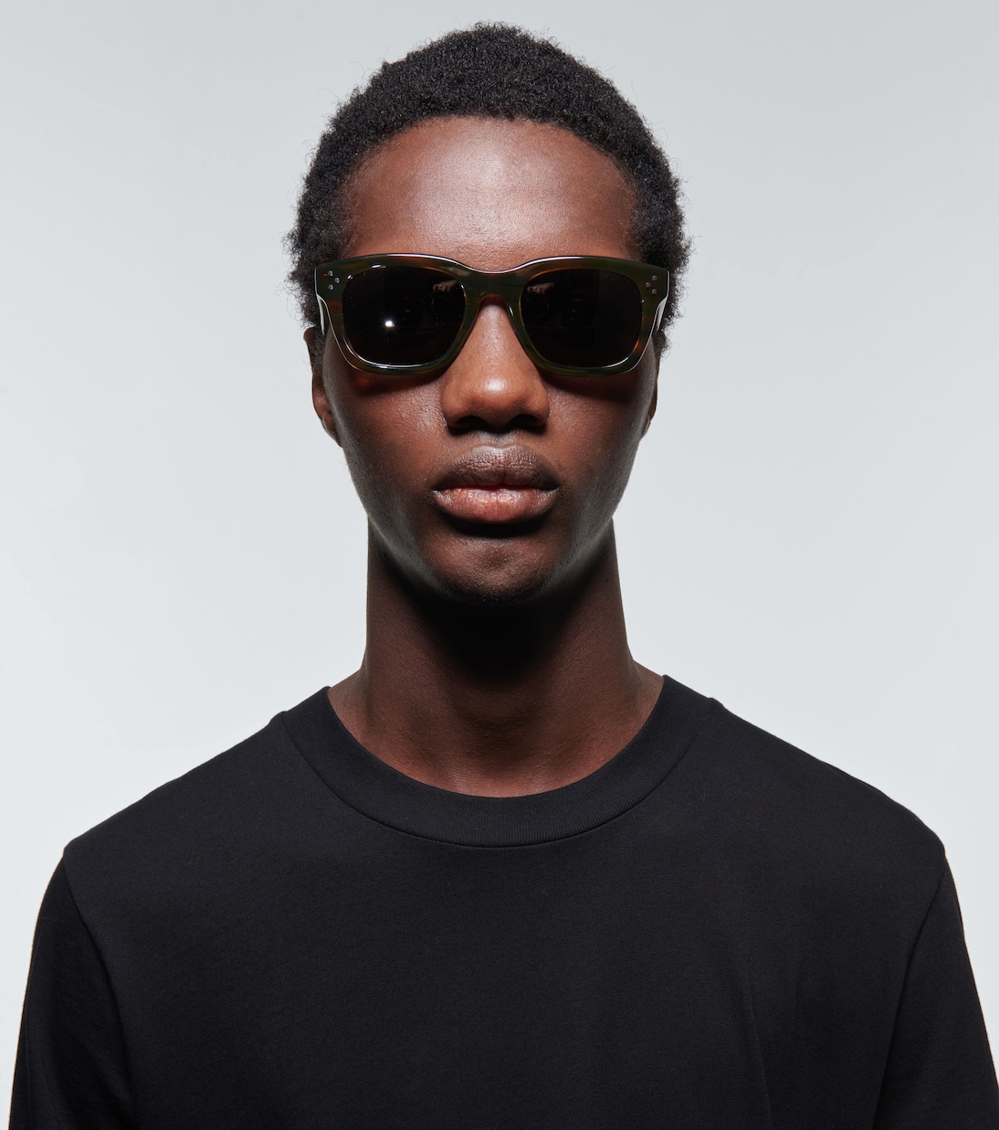 Tortoiseshell square sunglasses | Celine Eyewear