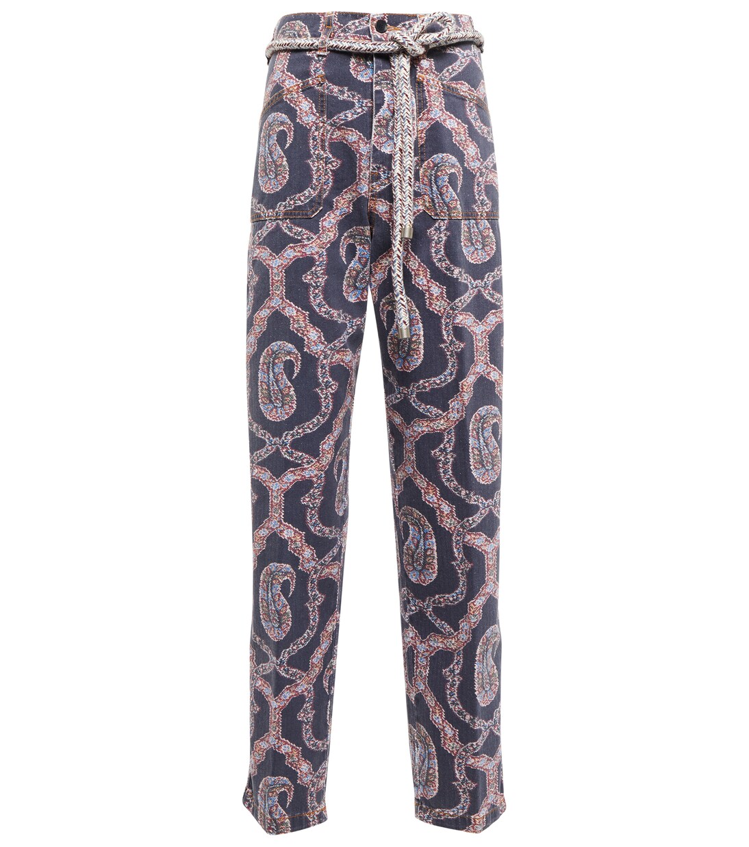 Jeans a vita alta con cintura | Etro