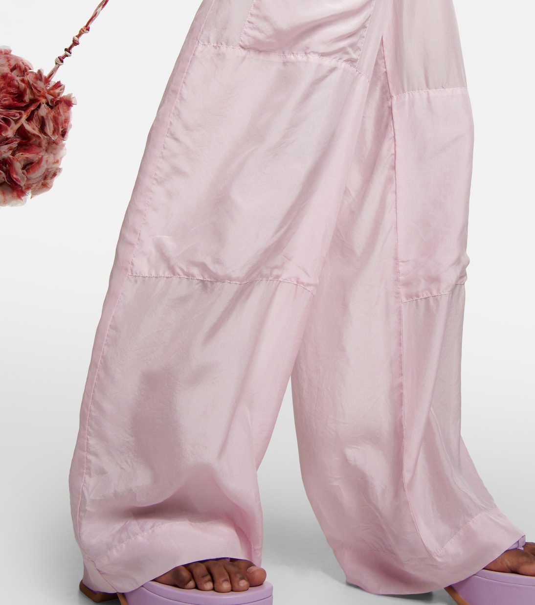 Pantalon ample en soie | Dries Van Noten