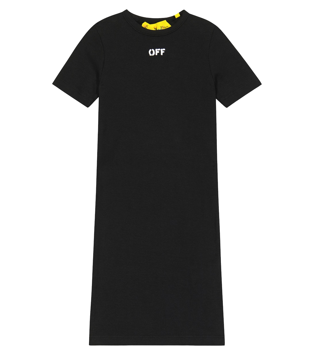 Robe t-shirt Off Stamp en coton mélangé | Off-White Kids