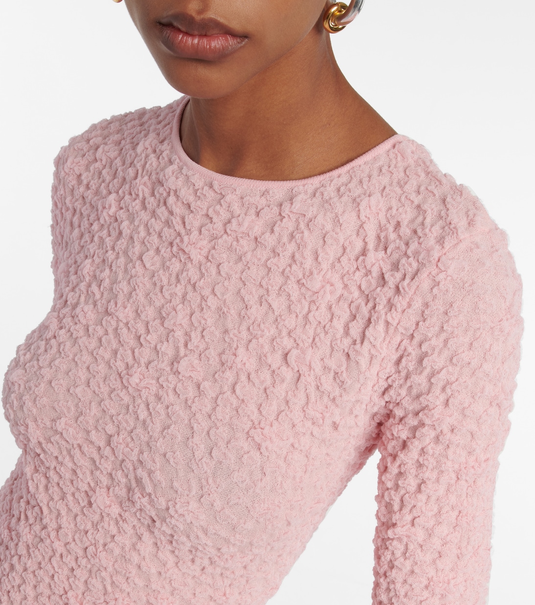 Rea smocked cotton-blend maxi dress | Sportmax