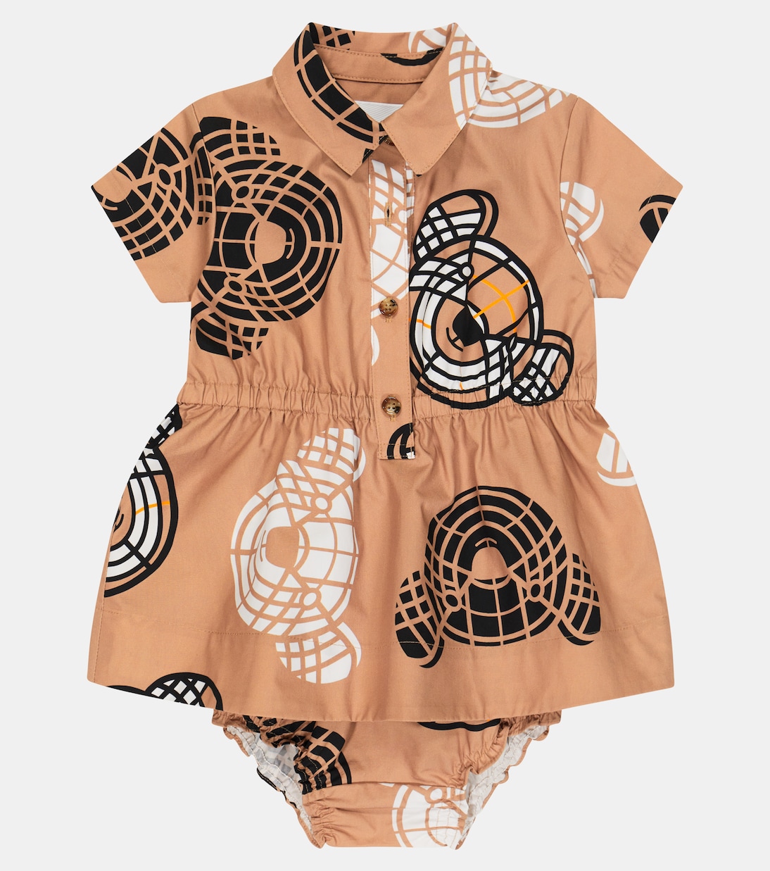 Baby Thomas Bear dress and bloomers set | Burberry Kids