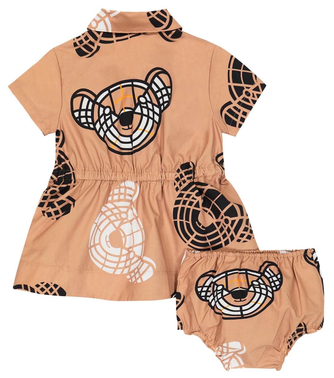 Baby Thomas Bear dress and bloomers set | Burberry Kids