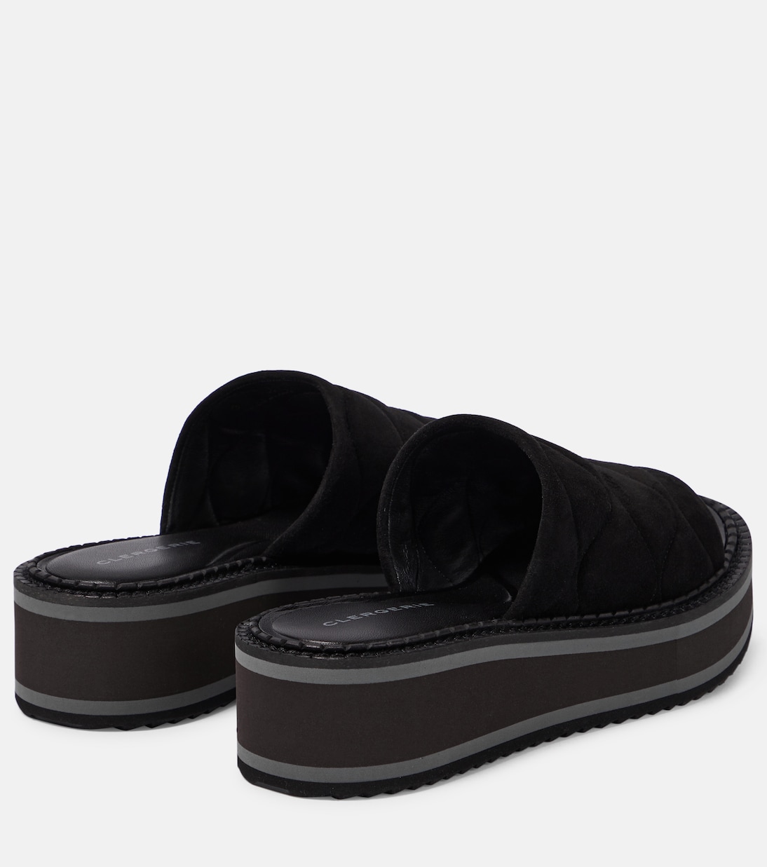 Sandali con plateau Fast in suede | Clergerie