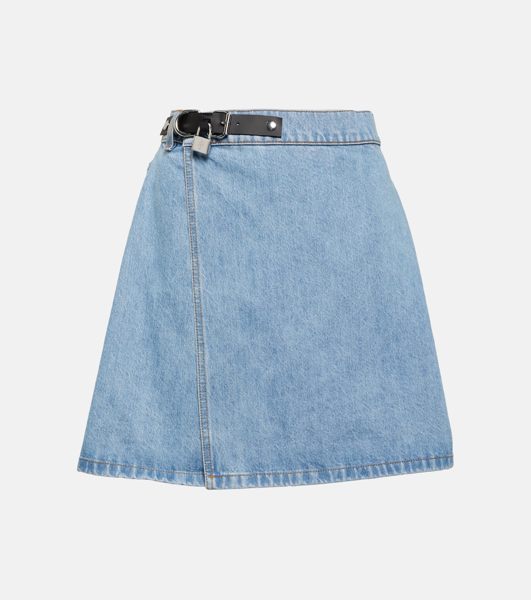 Minigonna Padlock in denim | JW Anderson