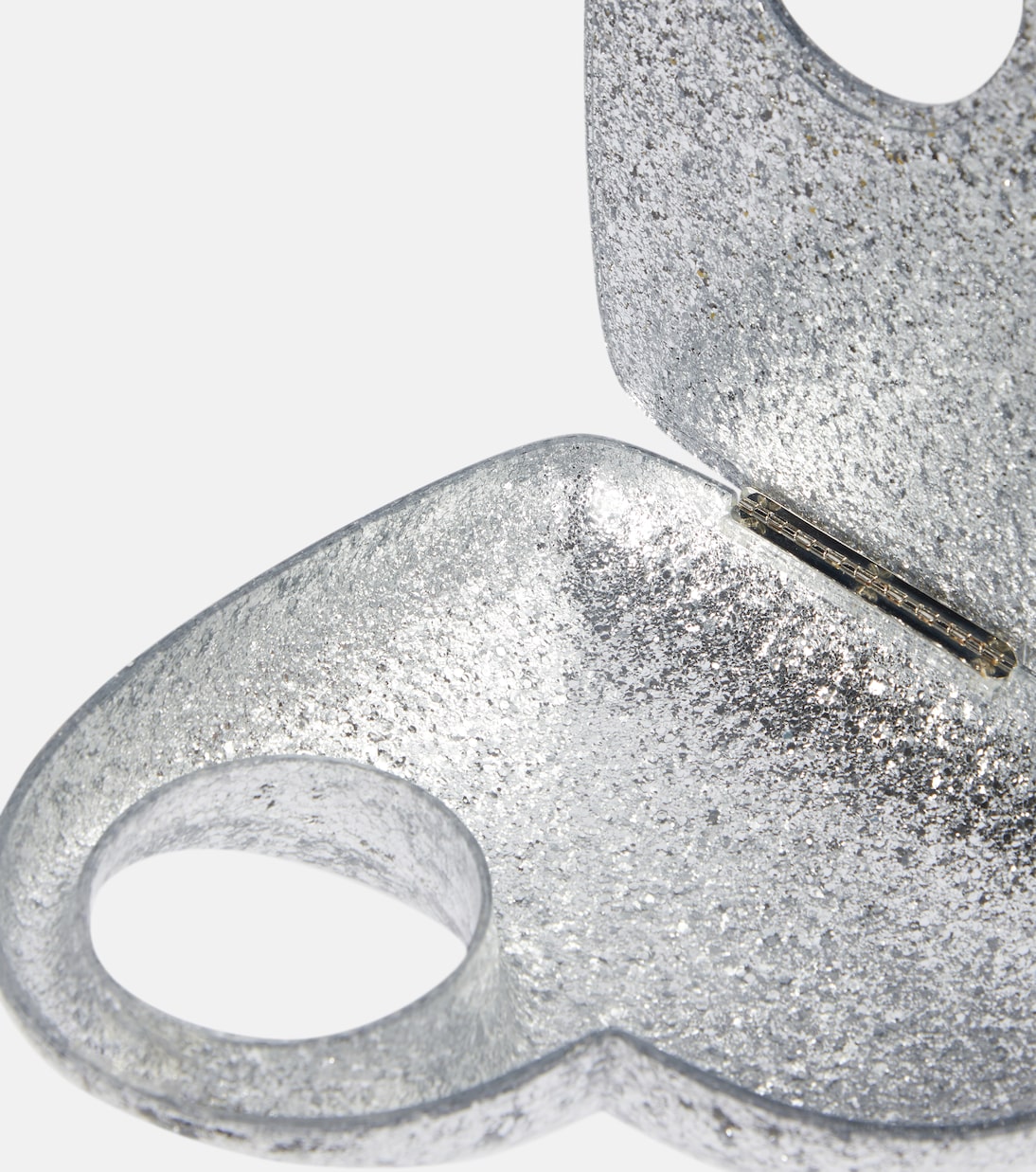 Clutch Heart con glitter | Aquazzura