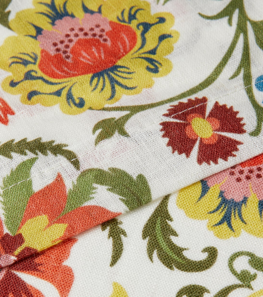 Rinascimento floral linen tablecloth | Cabana
