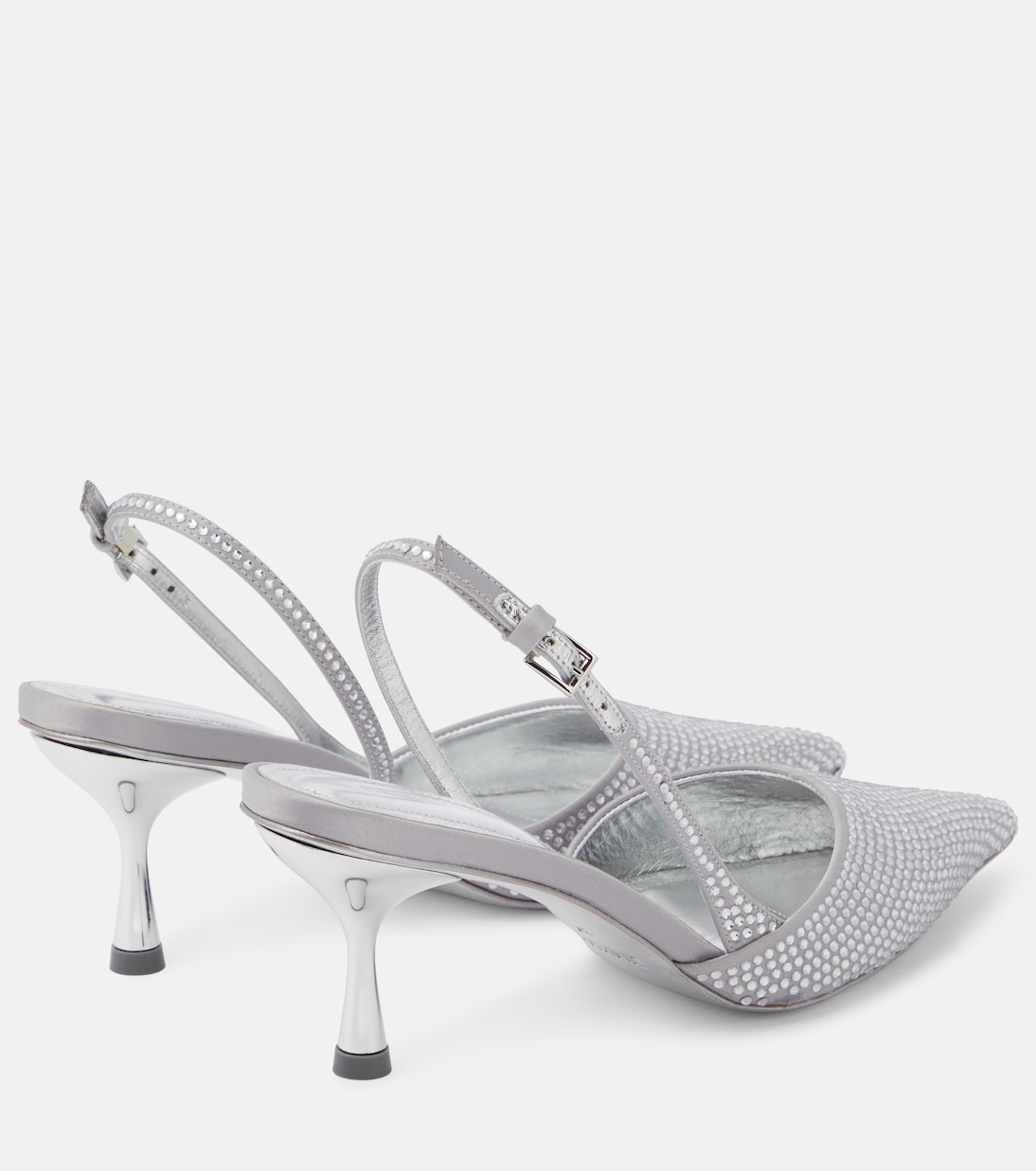 Slingback-Pumps Dylan mit Kristallen | Simkhai