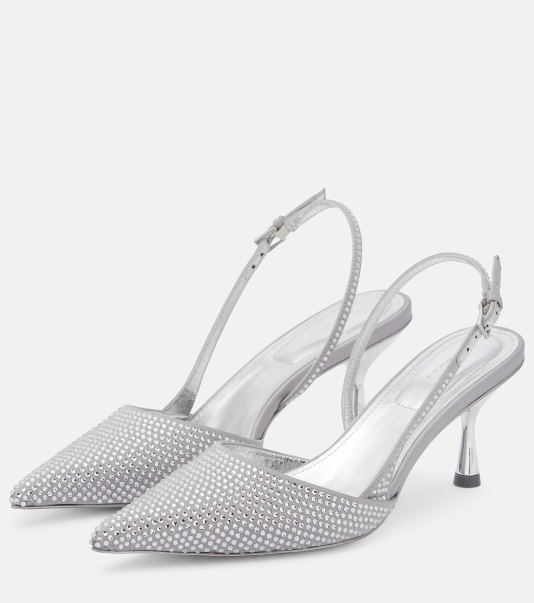Slingback-Pumps Dylan mit Kristallen | Simkhai