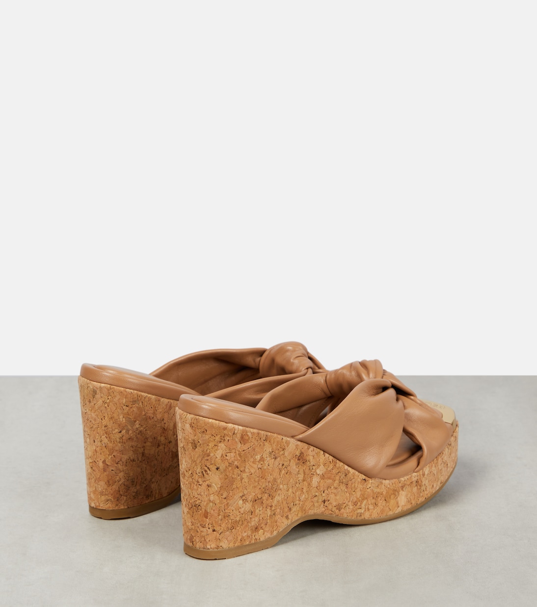Sandali Avenue in pelle con zeppa | Jimmy Choo