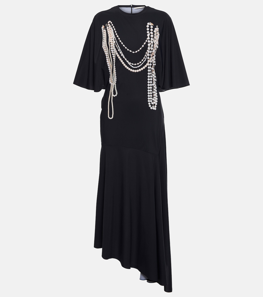 Trompe l'oeil midi dress | Stella McCartney