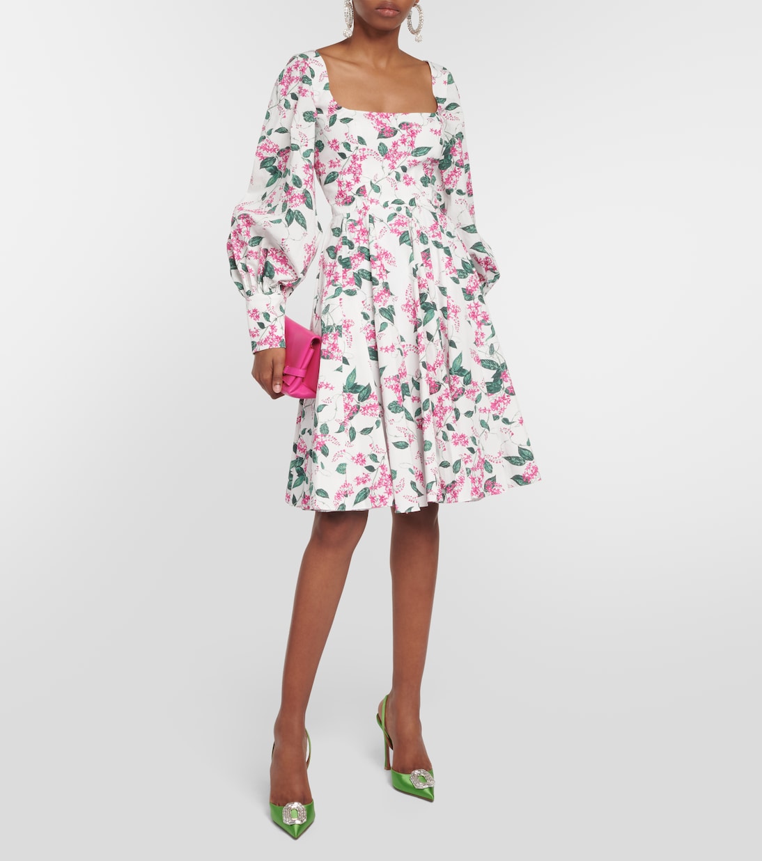 Miniabito Yasmina in cotone con stampa | Emilia Wickstead