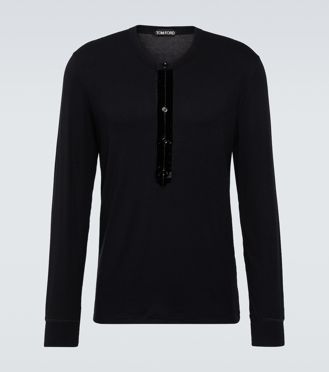 Camiseta con botones de satén | Tom Ford