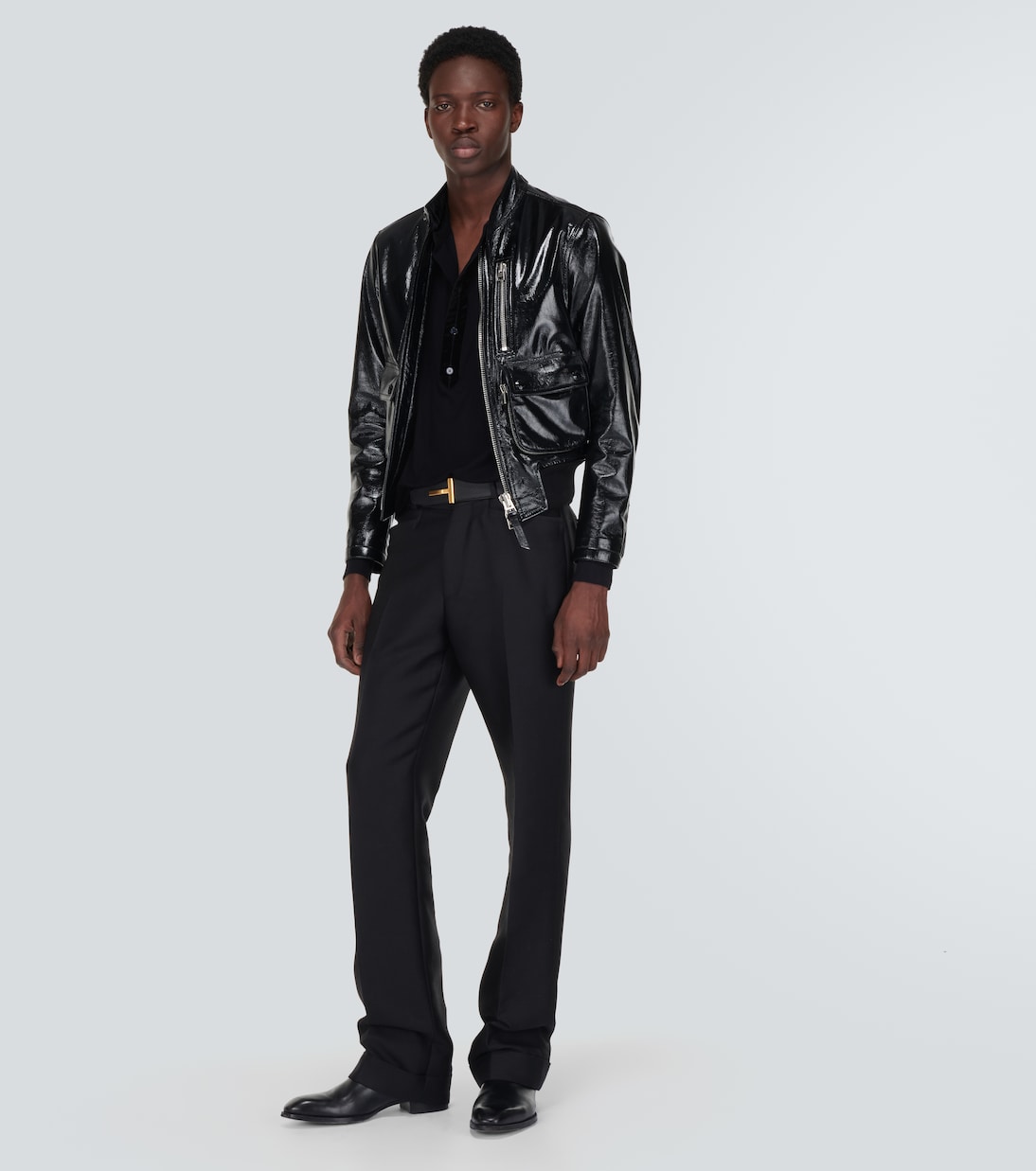 Camiseta con botones de satén | Tom Ford