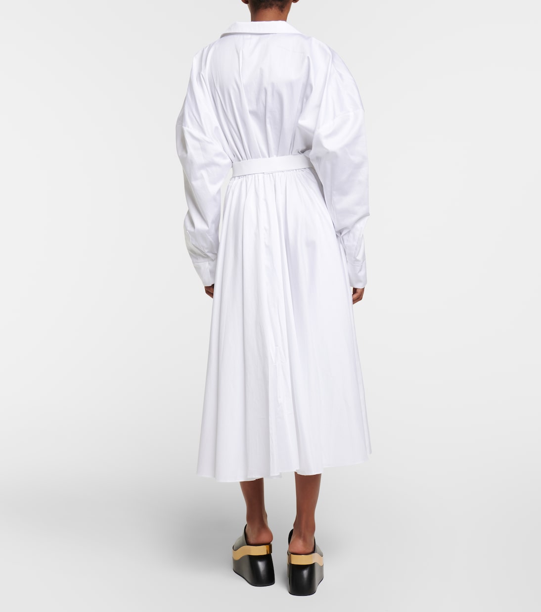 Hemdblusenkleid aus Baumwolle | Norma Kamali