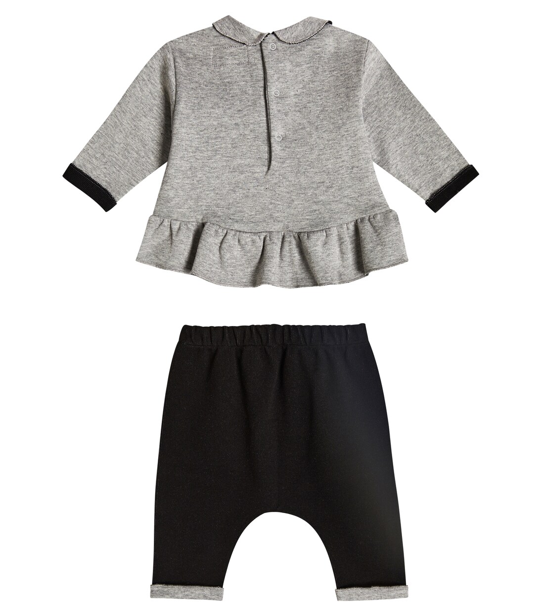 Baby cotton top and leggings set | Il Gufo