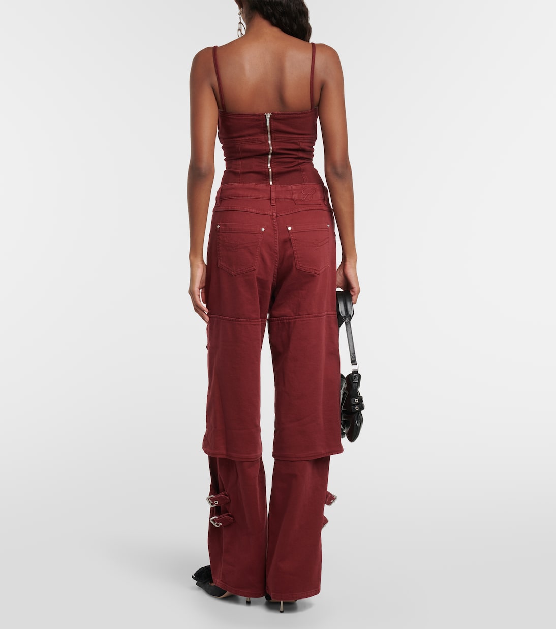 Jeans boyfriend a vita media | Blumarine