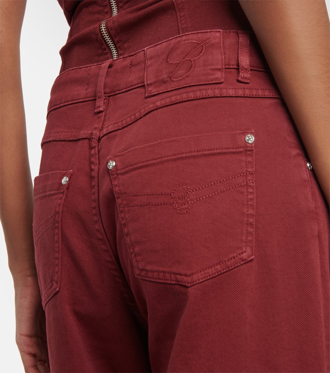 Jeans boyfriend a vita media | Blumarine